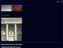 Tablet Screenshot of pinevillechurch.com